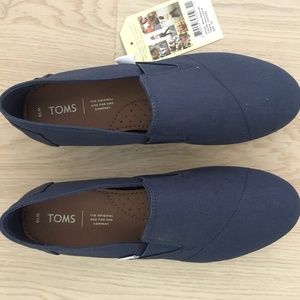 TOMS  REDONDO LOAFER FLAT NAVY